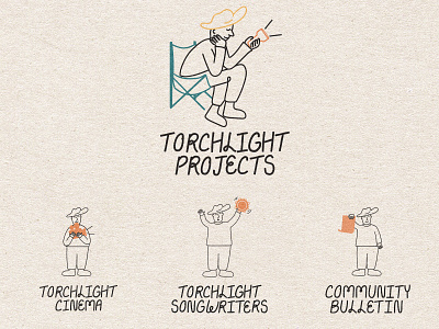 Torchlight Pojects animation branding logo merch motion graphics pattern tshirt