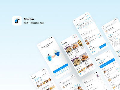 Stocku - Reseller App app app design behance branding case study ecommerce icons illustration reseller ui ux