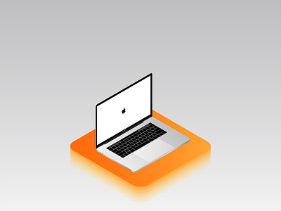 MacBook apple branding design icon illustration iphonex isometric macbook phone vector web