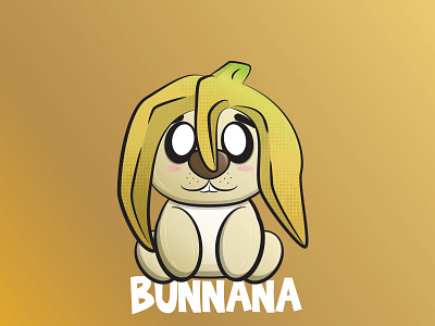 Bunnana adobe illustrator animals bananas creature cute design illustration vector