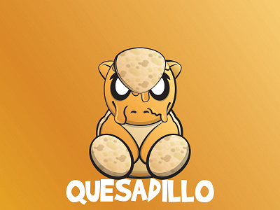 Quesadillo adobe illustrator animals armadillo cheese creature cute design illustration quesadilla quesadillo vector