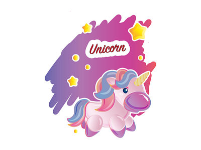 Unicorn creature cute illustration mythical pink unicorn