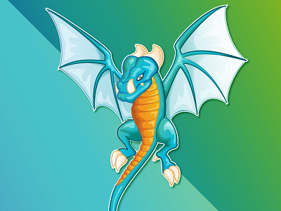 Wyvern adobe illustrator creature design dragon illustration mythical mythical creature vector wyvern