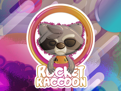 Rocket Raccoon animals cosmic marvel cute guardians of the galaxy illustration marvel rocket rocket raccoon vector