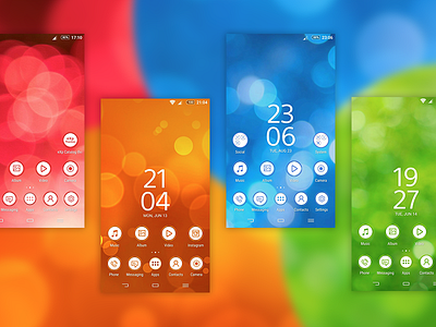 Color fantasy Xperia themes android exp developers themes xperia