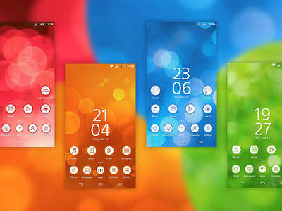 Color fantasy Xperia themes