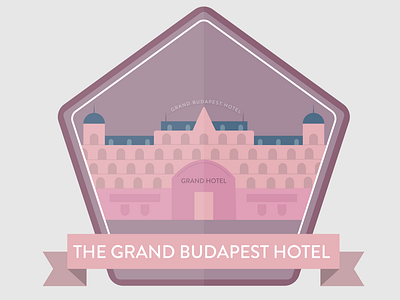 The Grand Budapest Hotel design flatdesign grand budapest hotel hotel illustration