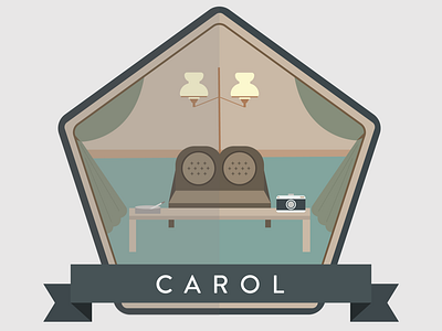 Carol Movie design flat design flatdesign illustration