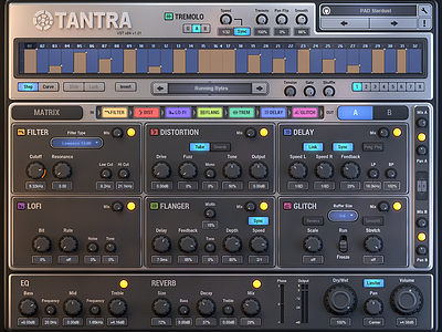 Tantra VST audio effects gui music plugin tantra ui voger vst