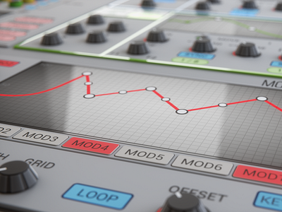 Wiggle 3d audio design designer graphic gui instrument music plugin software ui virtual