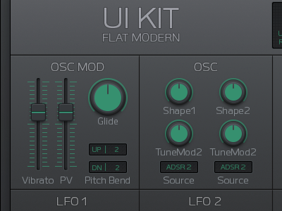 Synthesizer UI Kit