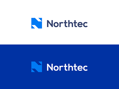 N / Northtech logo design