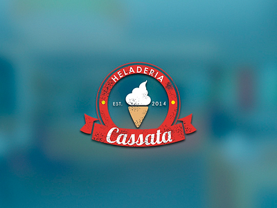 Cassata Ice Cream shop brand branding brandingdesign chef conceptbrand graphicdesign graphicdesigner logo logobrand logobranding logoconcept logodesigner logoinspire logomaker logoplace logos logotype mockup orlandographicdesign