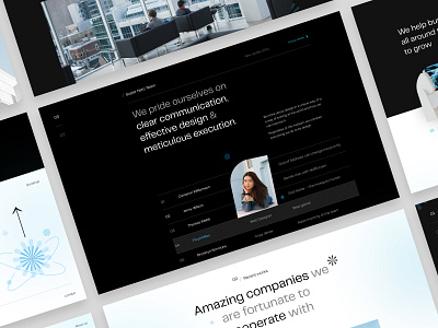 Agency Landing Page ui ux