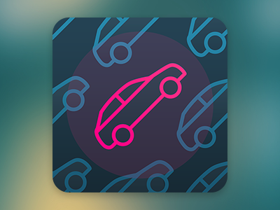 Icon «Drive away» icon icons mobile vector