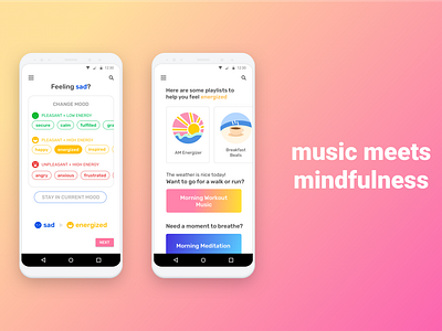 Music App Concept app concept app design exploration gradient ui ux