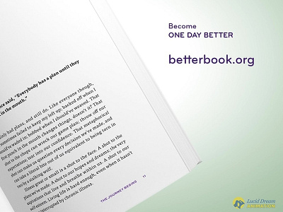 "Better Book" Promotional Video