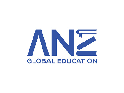 Anz Global Education brand branding design logo