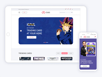 More Trading Card branding design graphic design ui ux website