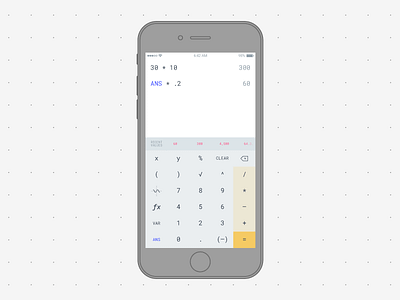 DailyUI 004 - Calculator 004 app calculator dailyui interface