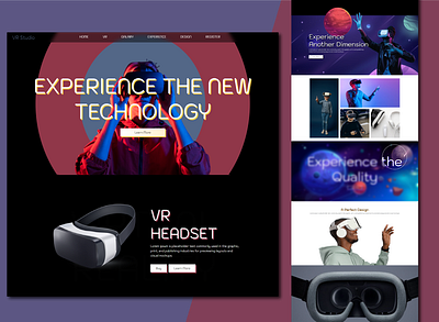 Virtual Reality designer front end development frontend illustration illustrator vector