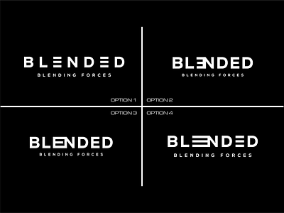 BLENDED brand design branding concept concept art concept design conceptual logo logo design logodesign vector