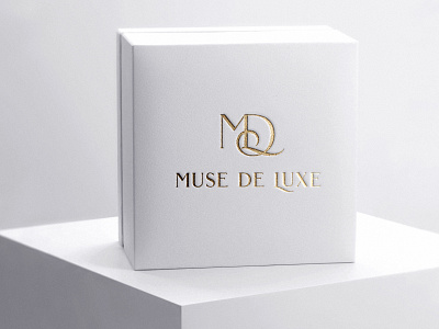 MUSE DE LUXE brand design branding elegant illustration logo logo design logodesign luxury logo