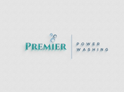 PREMIER POWER WASH brand design branding concept design illustration logo logo design logodesign logos luxury logo power wash