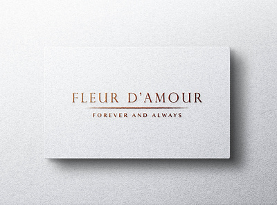 FLEUR D'AMOUR brand design fiverr fiverr.com fiverrgigs logo logo design logodesign logos luxury logo vector