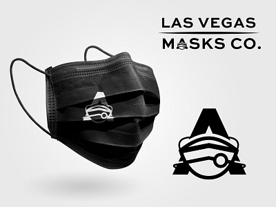 LAS VEGAS MASK CO. brand design branding corona virus covid 19 elegant facemask fiverr fiverr.com fiverrgigs logo logo design logos luxury luxury logo mask premium vector