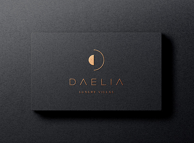 D A E L I A _ L U X U R Y V I L L A S brand design branding design fiverr illustration logo logo design logodesign logos luxury logo