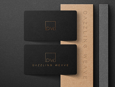 DW DAZZLING WEAVE brand design branding concept illustration logo logo design logodesign logos luxury logo vector