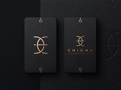 ENIGMA clean elegantlogo enigma gold logo logodesign luxury minimal modern