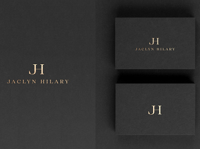 Jaclyn Hilary brand design branding elegant design logo logo design logodesign luxury design luxury logo