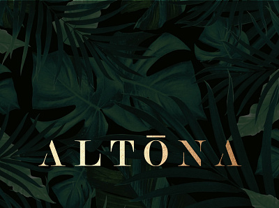 ALTONA brand brand design branding cosme cosmetics graphic design illustration logo logo design logodesign logos luxury logo