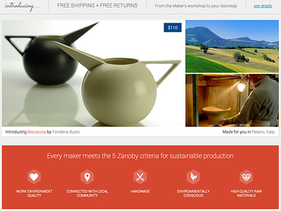 Zanoby Ecommerce ecommerce landing product product page shopping