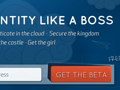 ntity like a boss call to action landing page ui