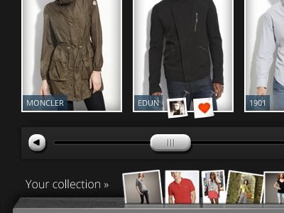 Fashion dock controls fashion ui