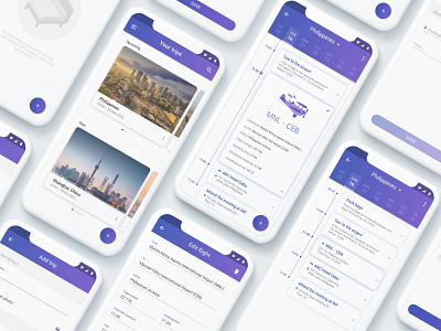 Android Travel Planner App UI