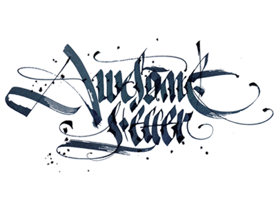 Calligraphy: Awesome Letter