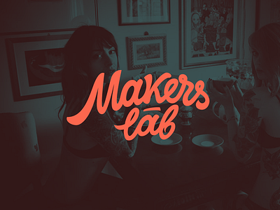Logo: Makers Lab lettering logo pokras pokraslampas