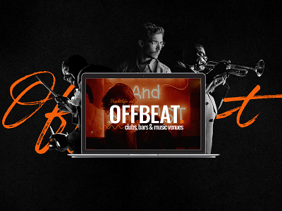 OFFBEAT - A Theme Made for Jazz Bars and Pubs collage collageart creative graphic graphic design illustration modern ui ux web web design