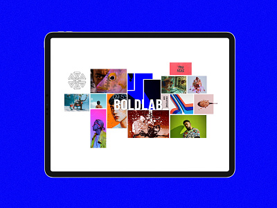 Boldlab - Creative Agency Theme bold collage creative design graphic design modern ui ux web webdesign