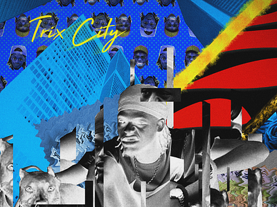 Diddi Trix album artist collage diddi trix dog dreadlocks fan art french rap rap single