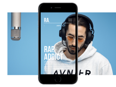 RA. - Music concept application - Communication app app animations app branding concept hip hop hip hop music music app music art music artist rap rap app ui ui ux ui ux design ux ux ui ux animation ux design