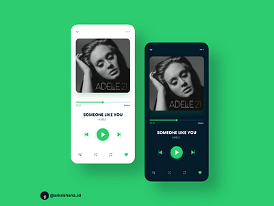 Music Player UI app dailyui design interface mobile ui uiux user ux