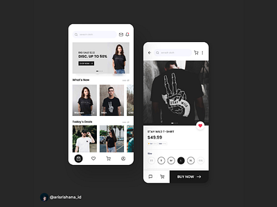 Shop App app dailyui design interface mobile ui uiux user ux