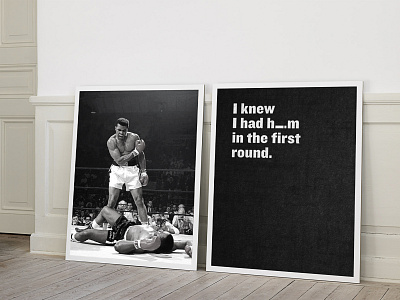 Ali - The Greatest Quotes ali boxing design graphic design poster quotes sports typography