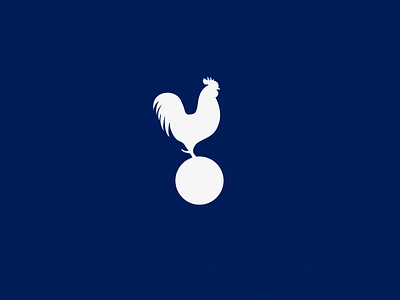 Art of Sport "Tottenham" cockerel epl football poster tottenham