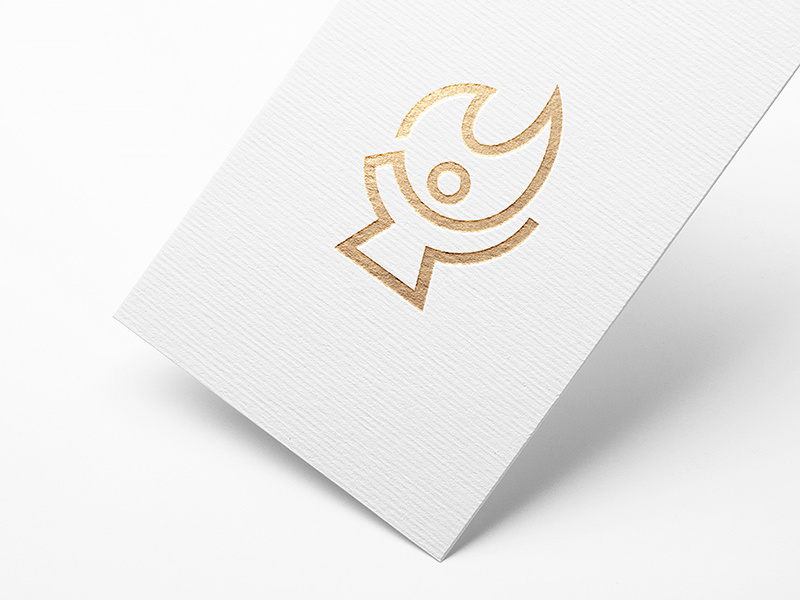 Talking Bush Ministry icon person angel holy spirit church fire ministry christian identity logomark logo